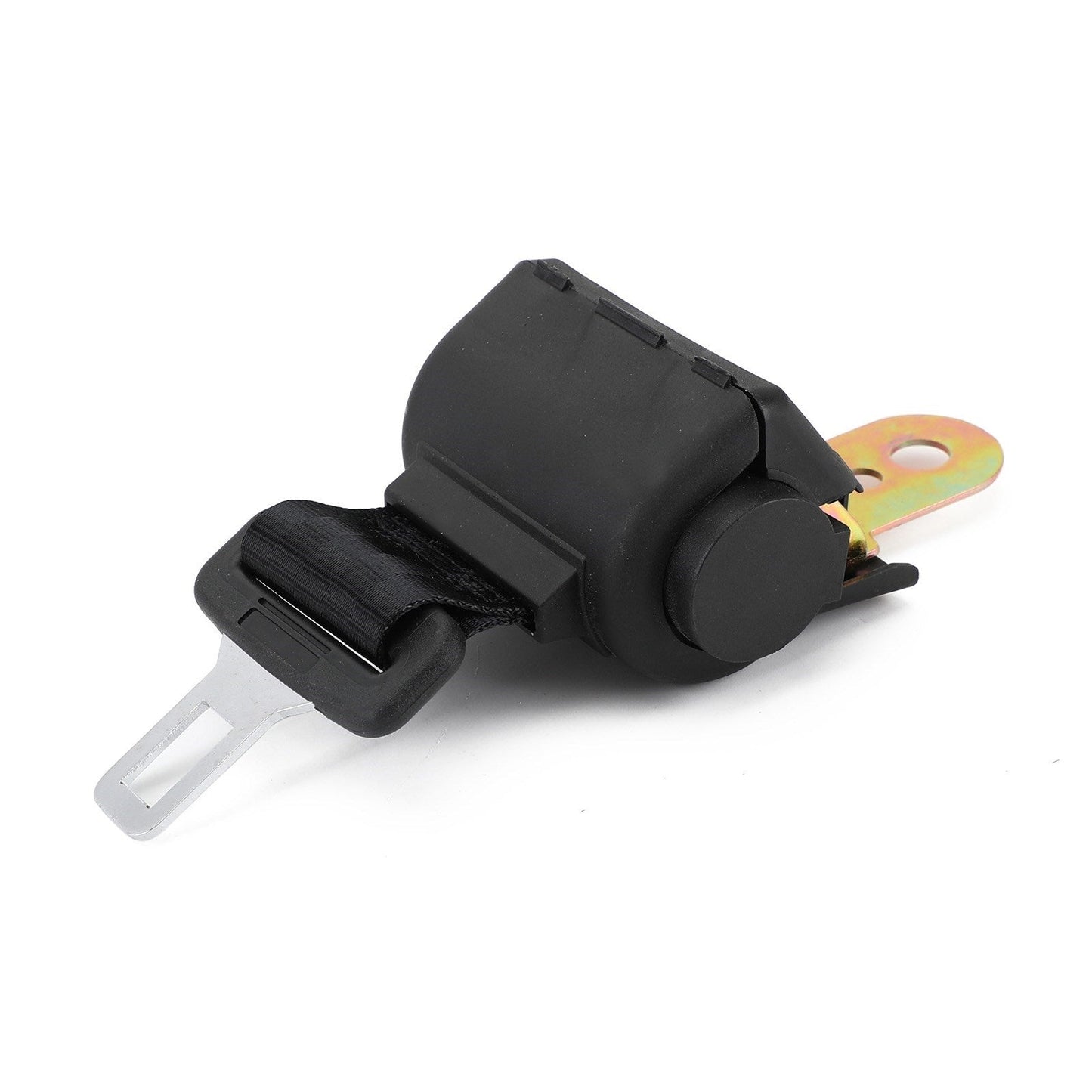 2 Point Retractable Auto Car Safety Seat Belt Buckle Universal Adjustable