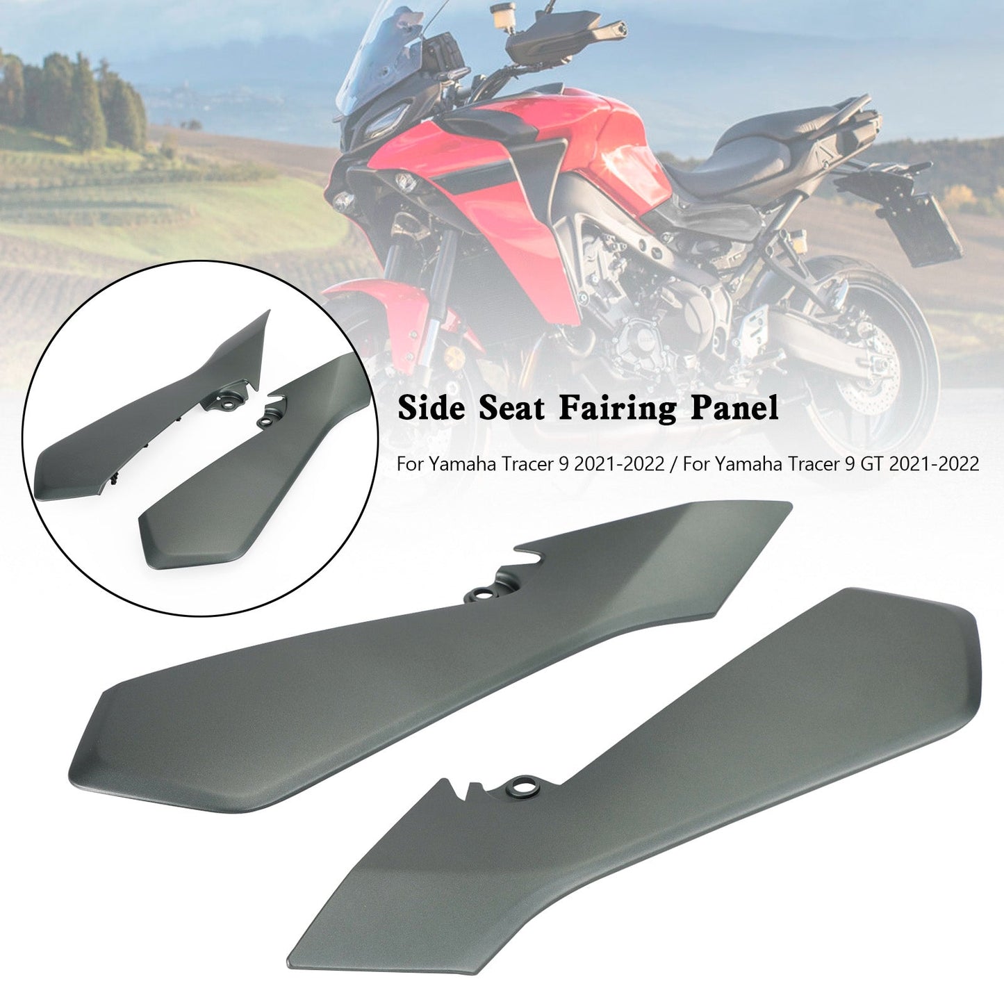 Capot de carénage de siège arrière latéral pour Yamaha Tracer 9 GT 2021-2022