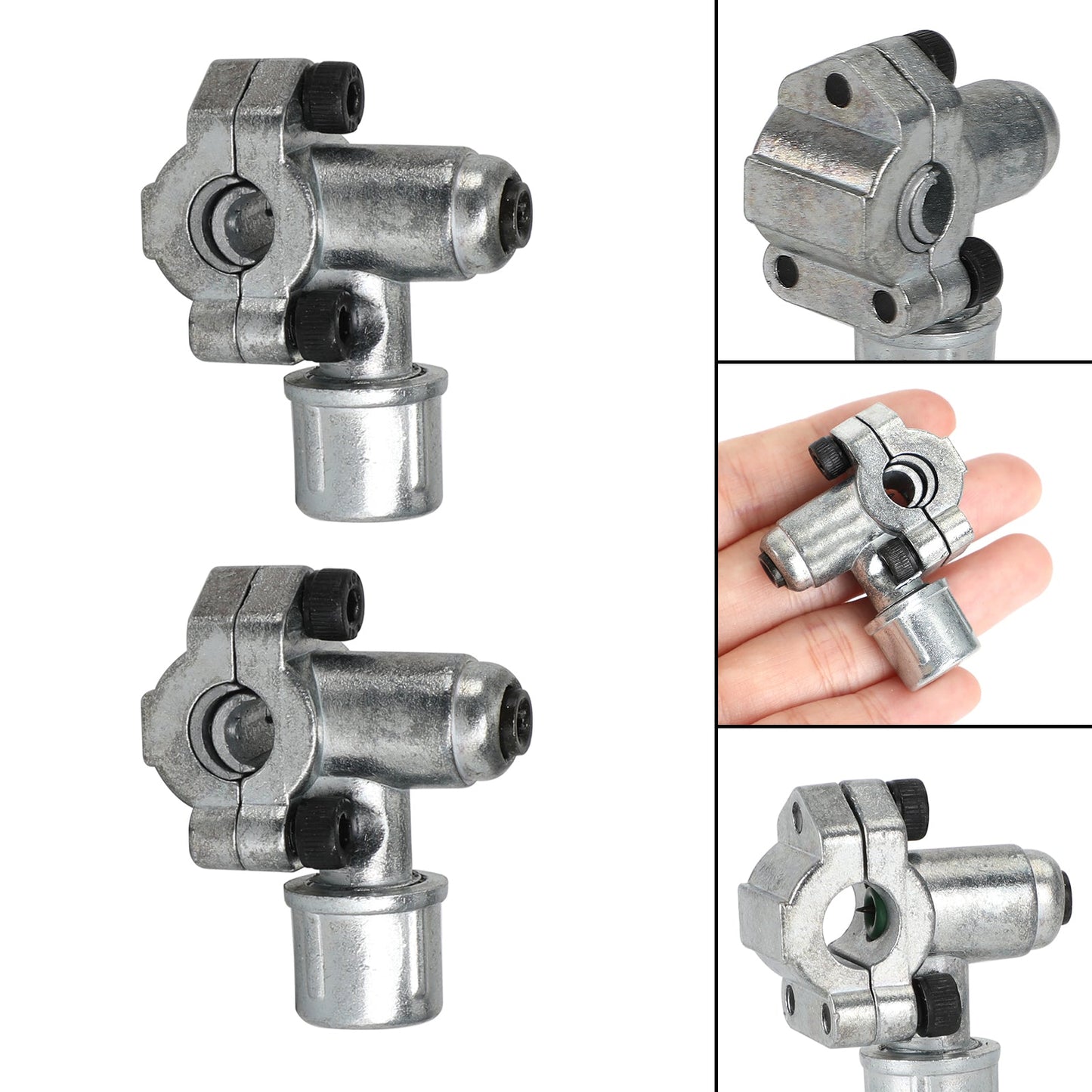 2 válvulas perforantes tipo bala BPV31 para líneas de refrigeración de aire acondicionado de 5/16", 3/8" y 1/4"