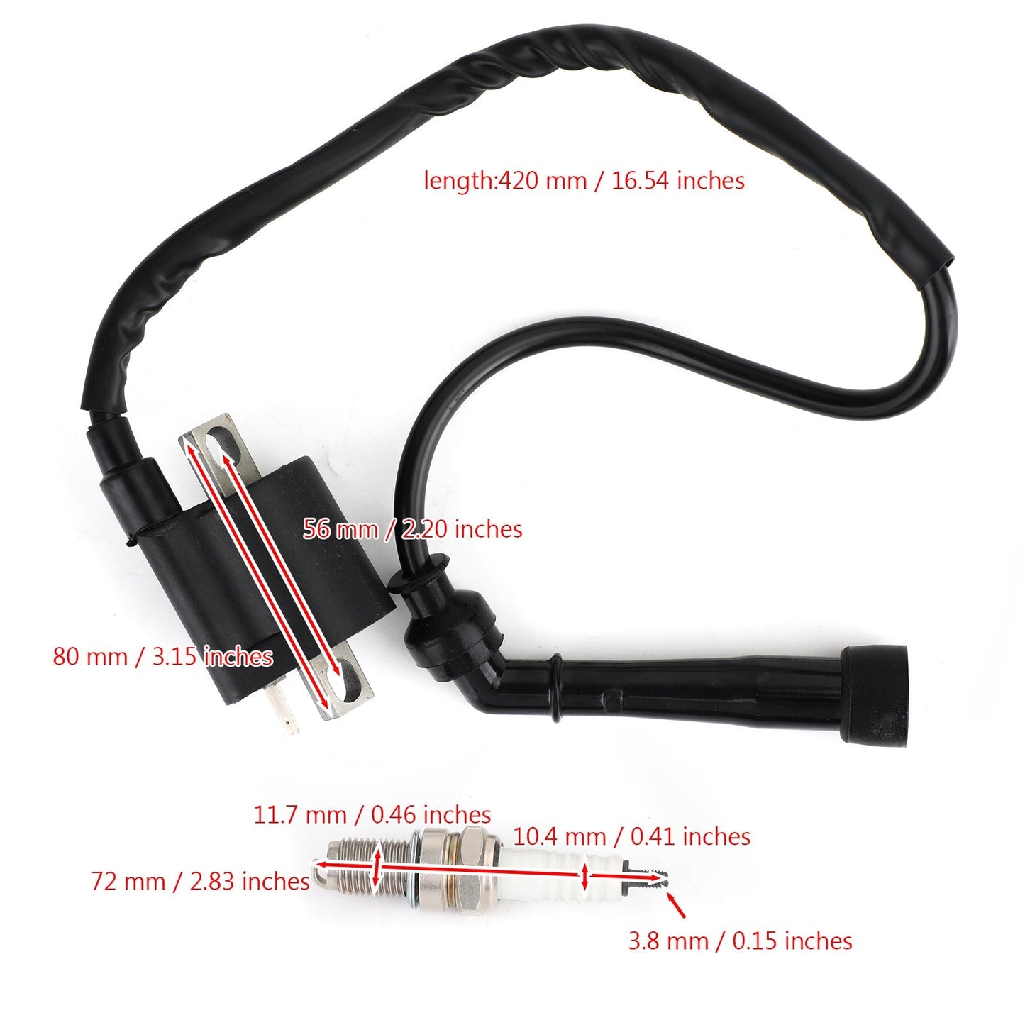Bobine d'allumage de qualité supérieure pour Yamaha Raptor 660R YFM660R Grizzly 660