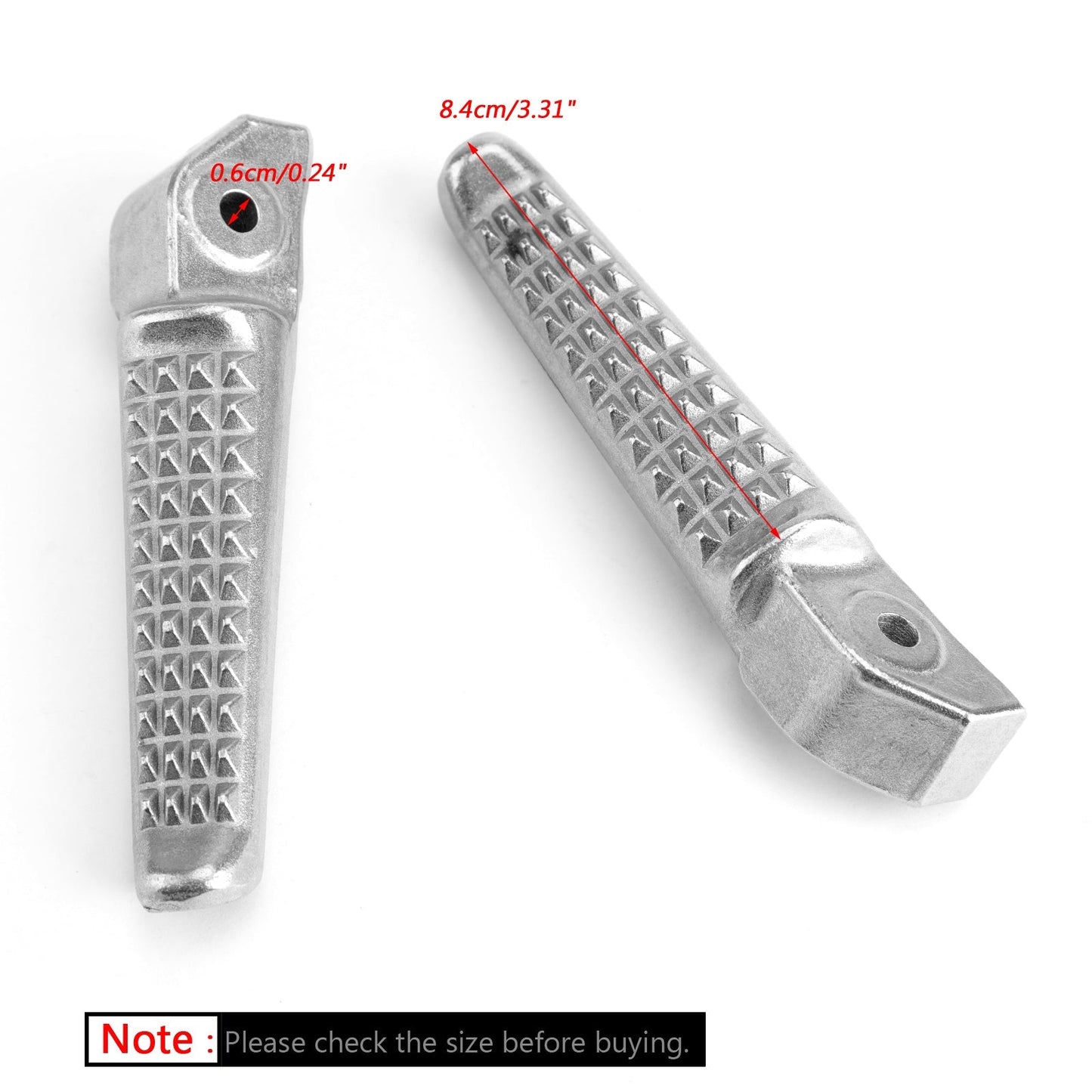 Repose-pieds arrière pour Honda CBR600F, CBR900RR, CBR929, CBR954, CB400, CB400SF