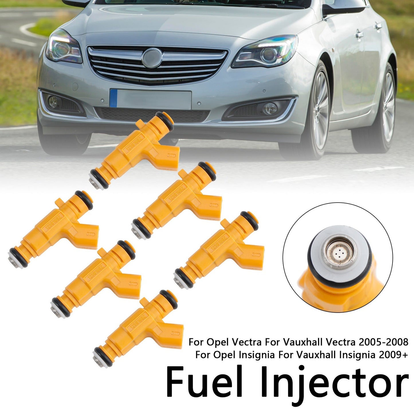 2006-2009 Saab 9-3 6Pcs Fuel Injector 0280156129 12581682