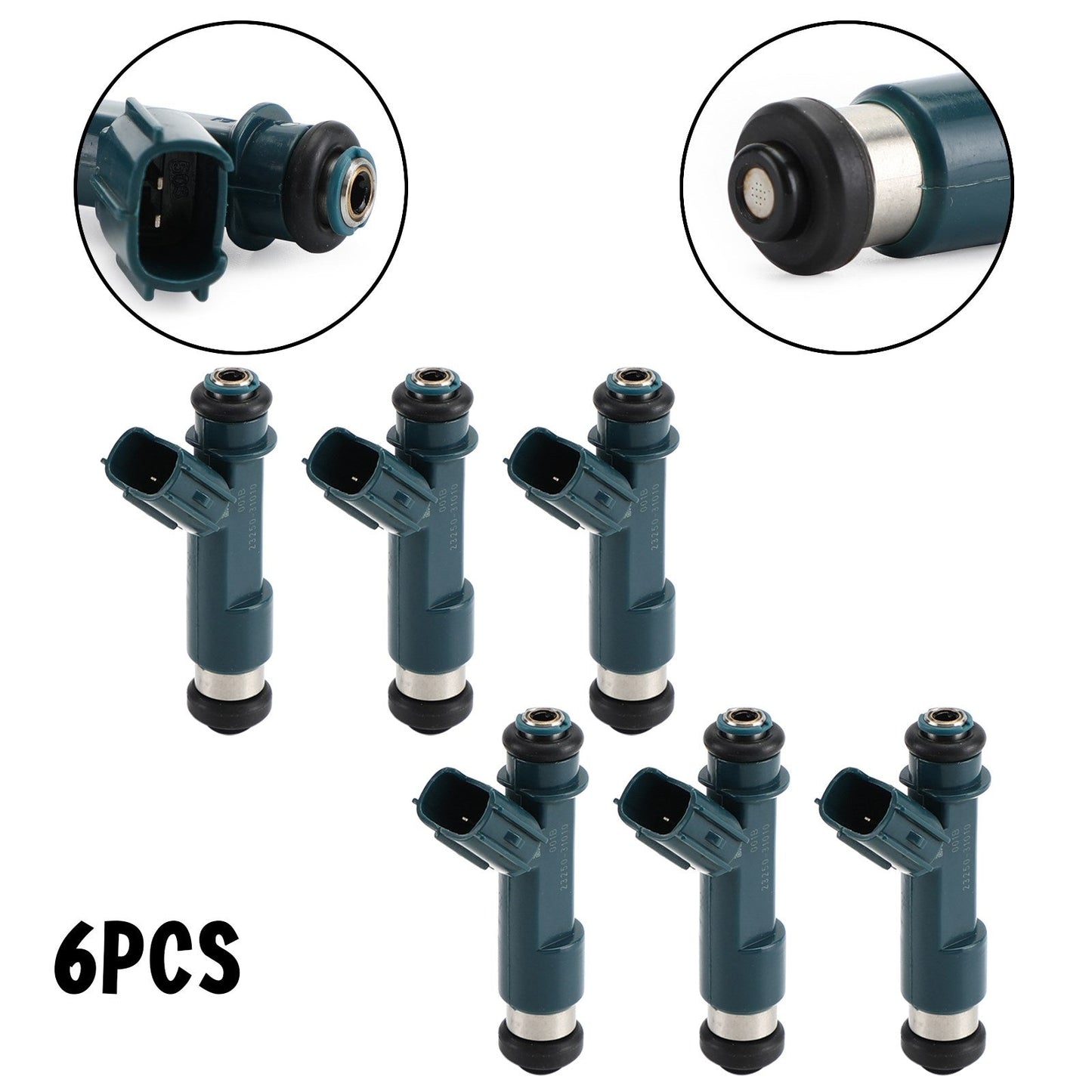 6pcs Fuel Injectors 23250-31010 fit Toyota 4Runner Tacoma Tundra 4.0 V6 2003-15