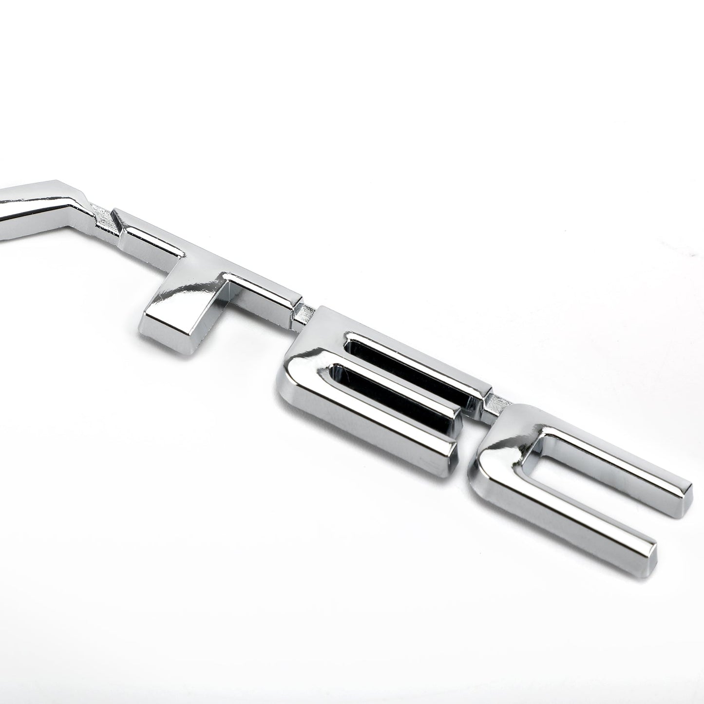 Autocollants 3D en métal pour coffre de voiture i-VTEC, emblème turbo arrière, argent