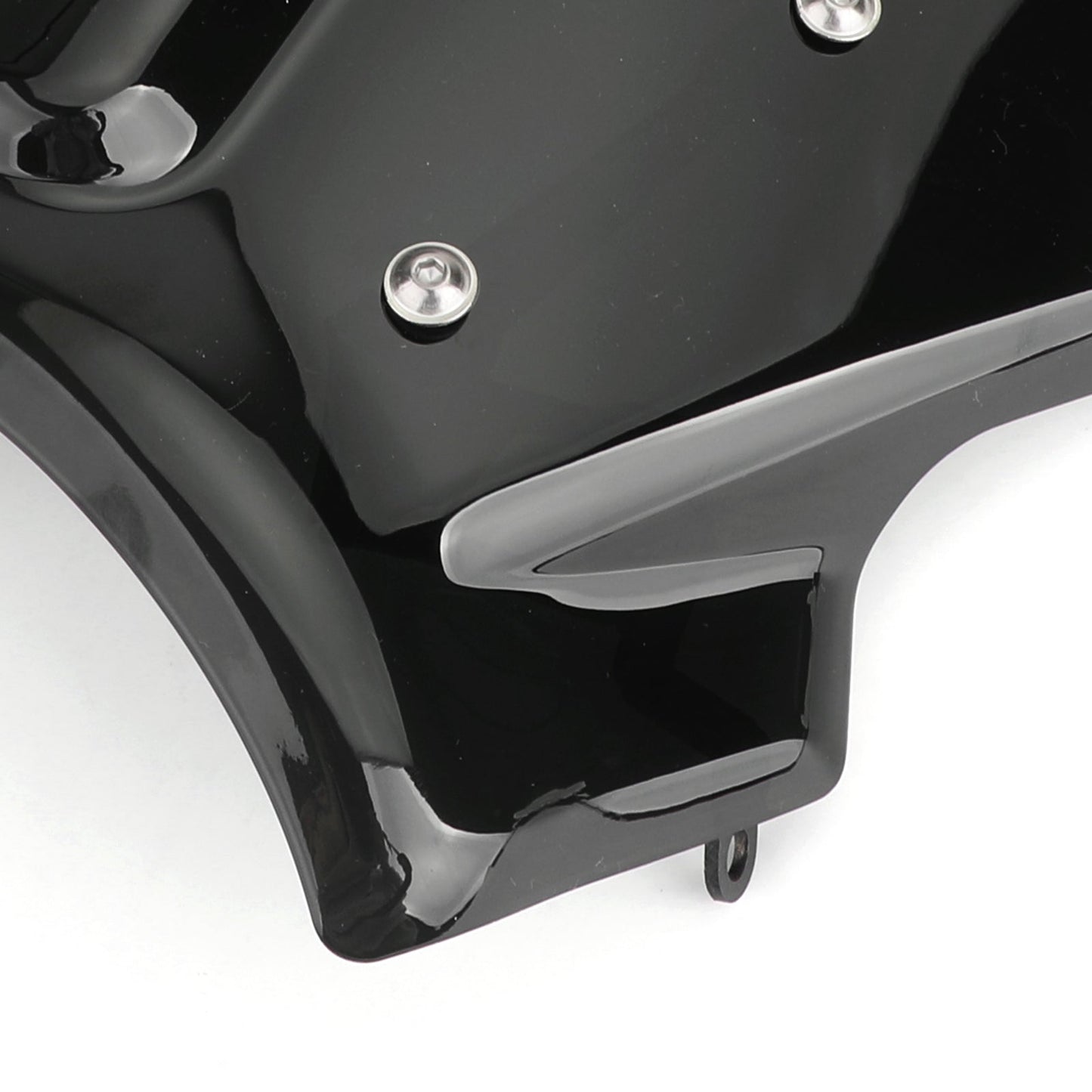 Pare-brise de moto en plastique ABS pour Honda CB125R CB300R 2018-2019, noir
