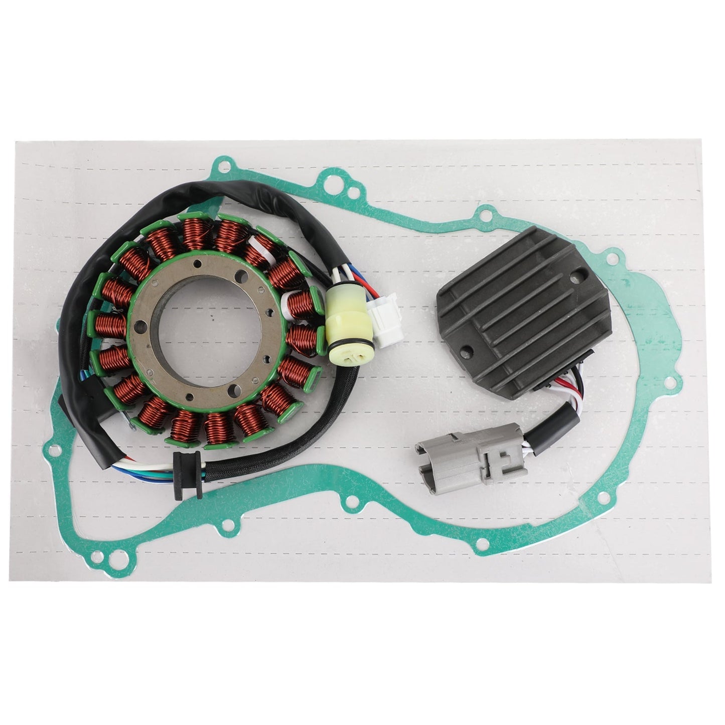 Kit de juntas de bobina de estator y magneto regulador para Yamaha YFM 350 Wolverine 02-05
