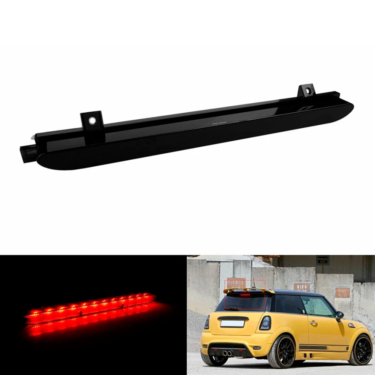 Feu stop arrière LED fumé noir pour Mini Cooper R56 R60 2006-2013 (2751575 et 2753779)