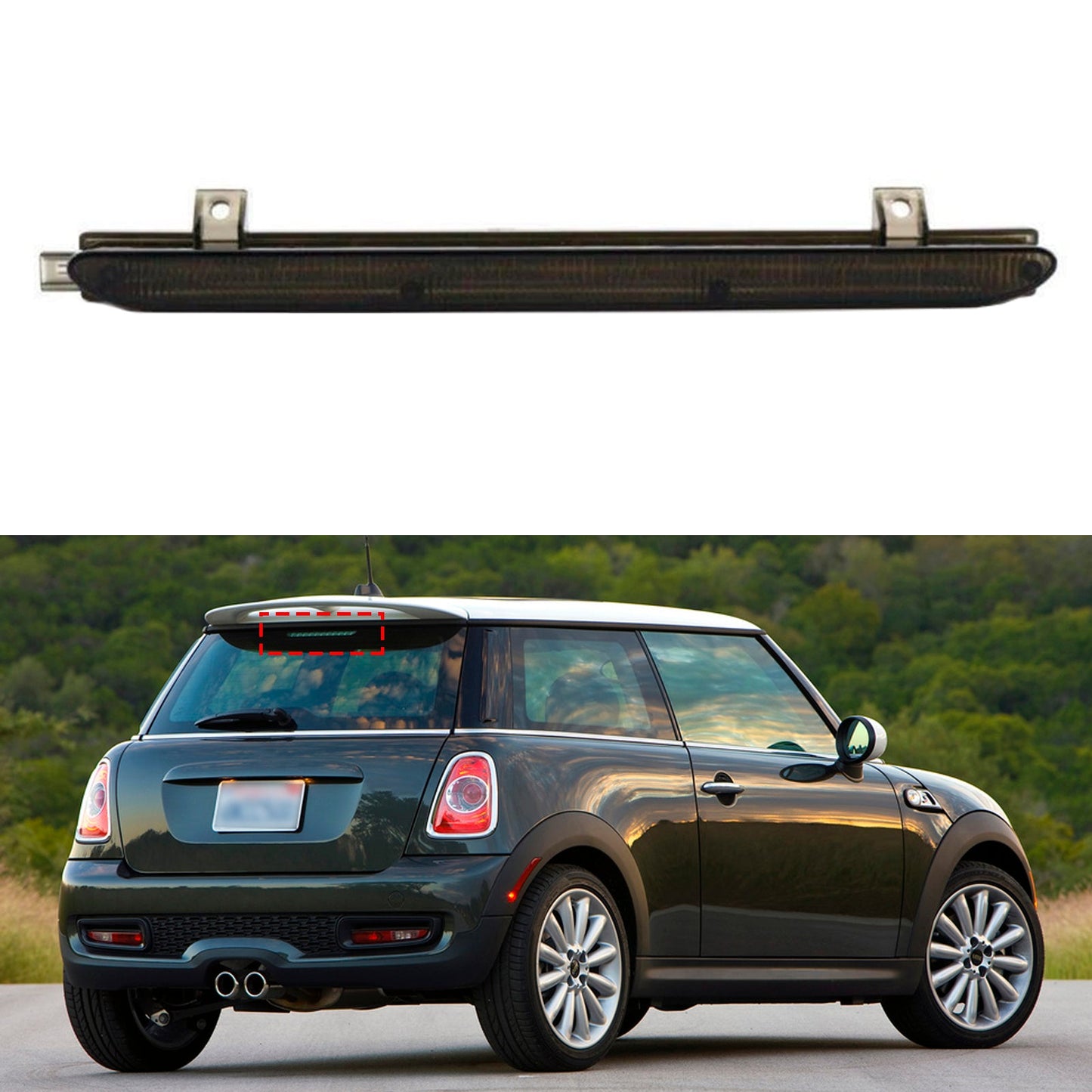 Feu stop arrière LED fumé noir pour Mini Cooper R56 R60 2006-2013 (2751575 et 2753779)