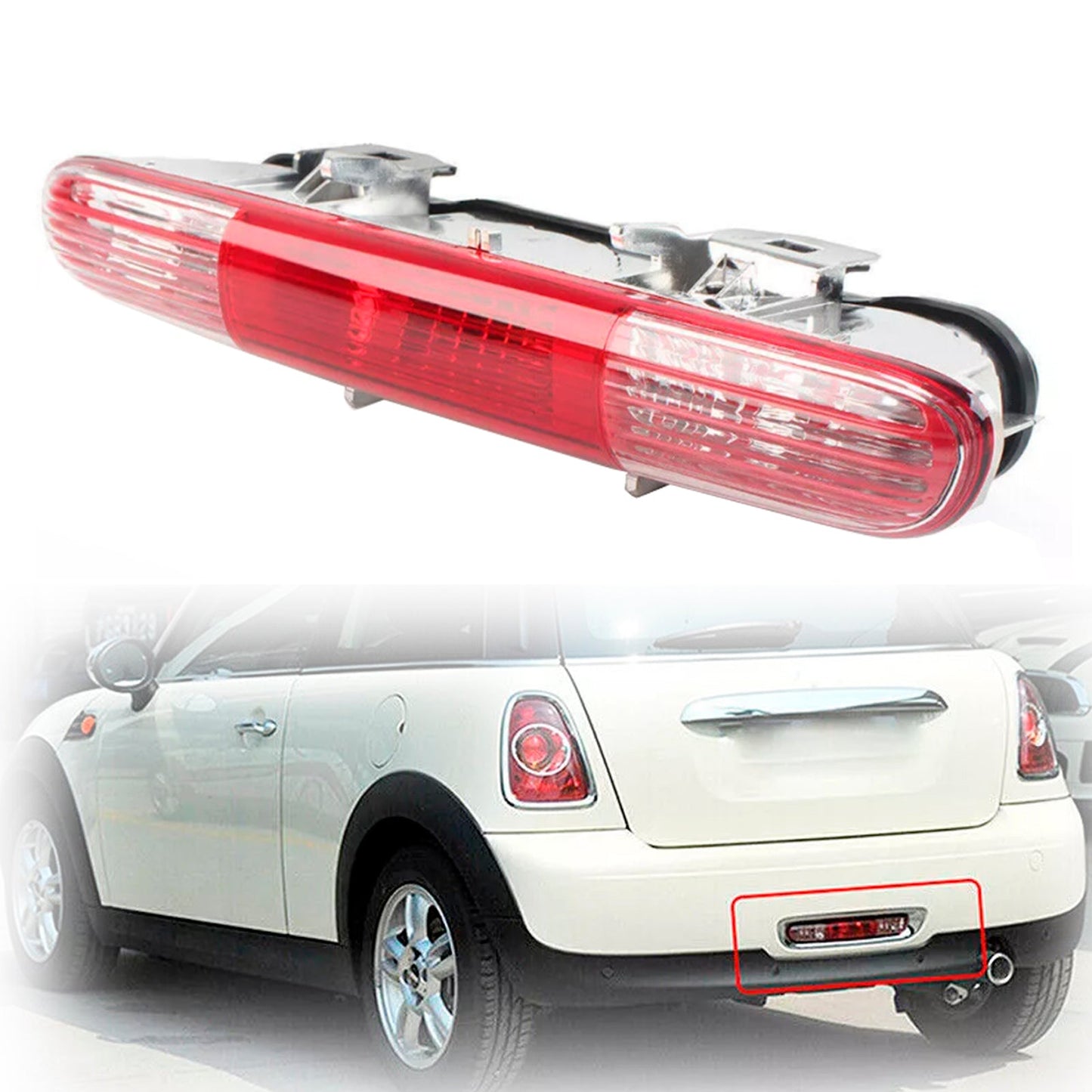 Feu antibrouillard arrière et feu de stop arrière pour Mini Cooper R56, R57, R58, R59 (2009-2015) 63247255925