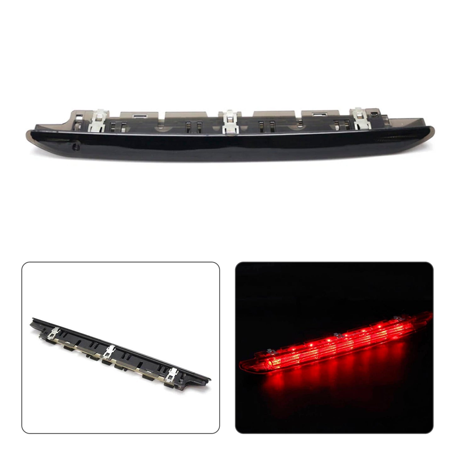 Feu stop arrière LED haut de gamme pour Seat Leon 5F 2011-2016, lentille noire