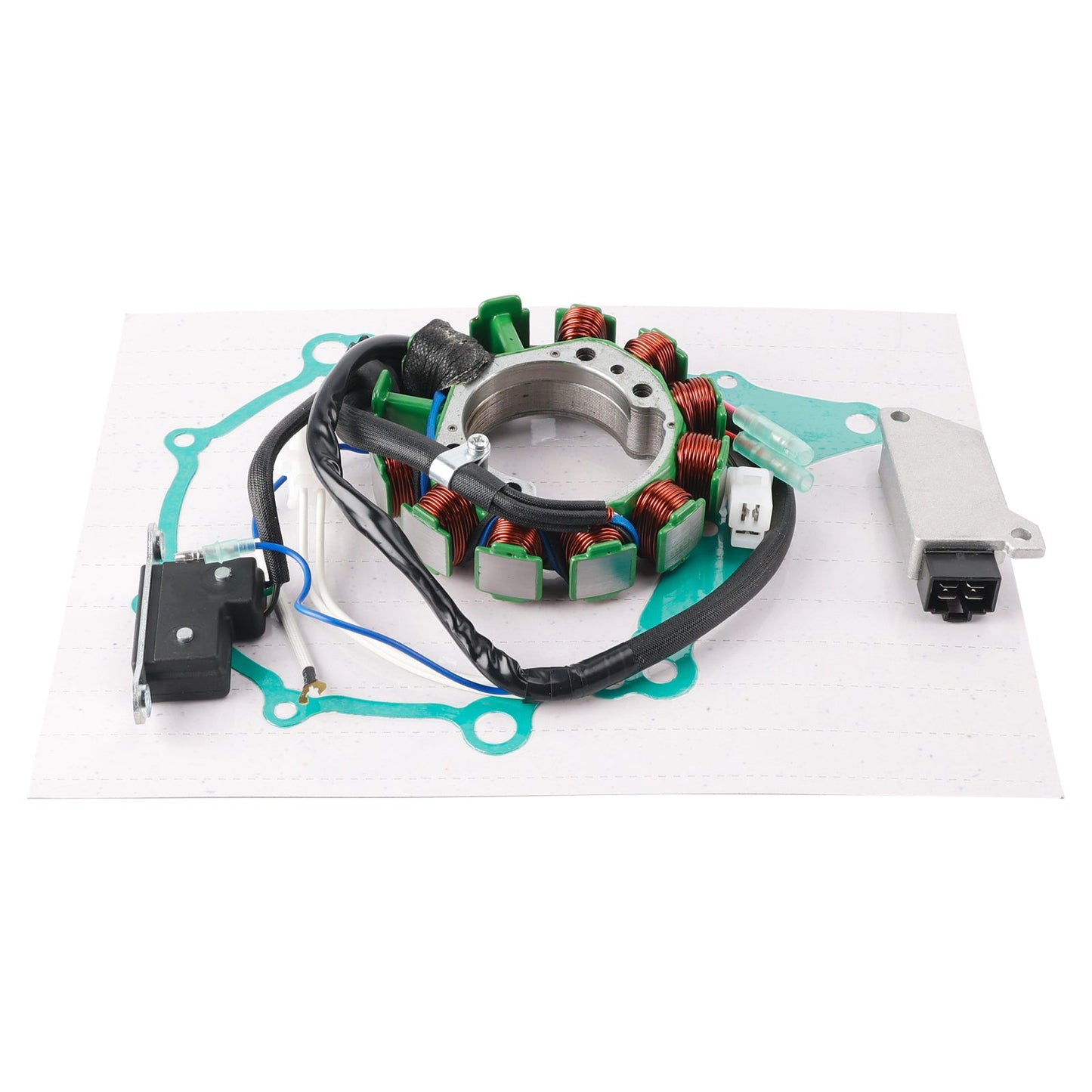 Yamaha XT500 3BJ XT600 2KF 2NK 3PW Coil Stator 1JK-85510-50+ Voltage Regulator 1JK-81960-A0+ Gasket Assy 5Y1-15451-01