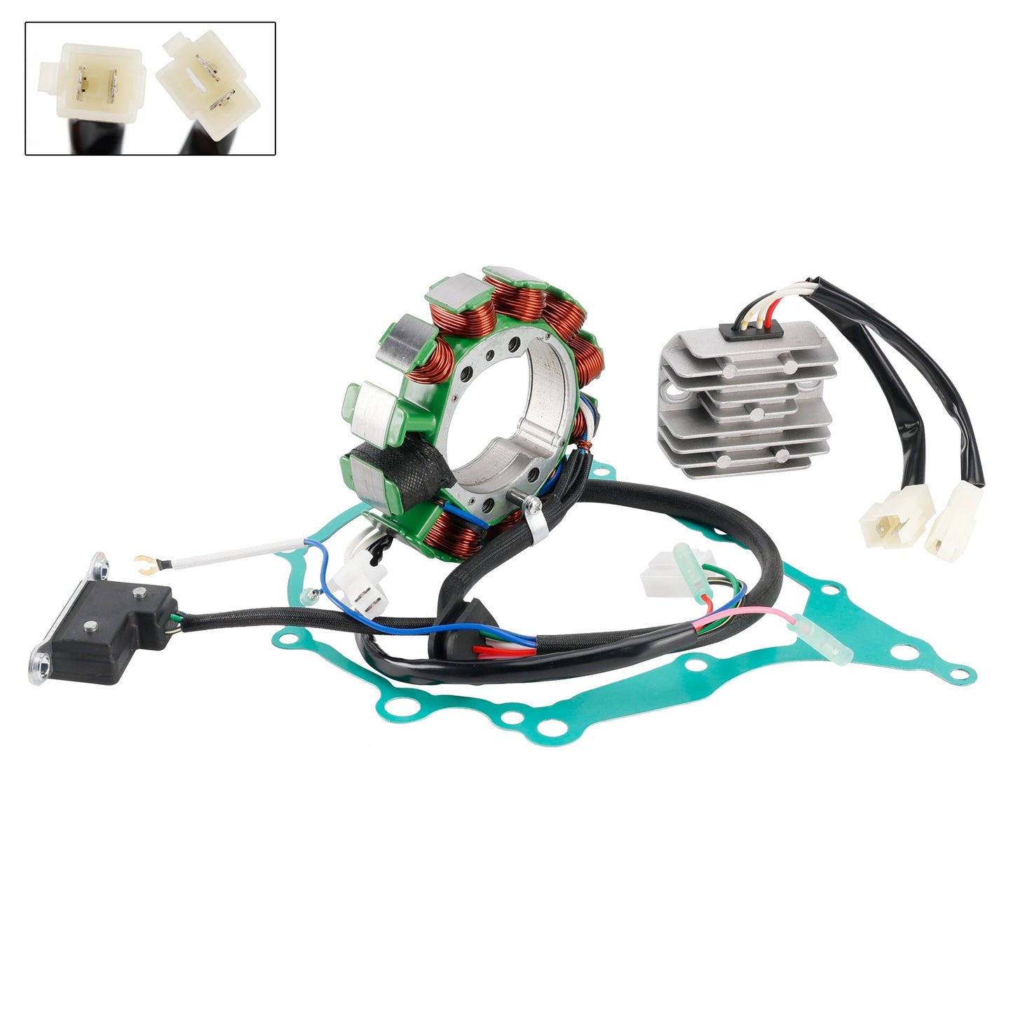 Yamaha XT600 N H 43F 1984-1986 Coil Stator 34L-81410-51+ Voltage Regulator 34L-81960-A0+ Gasket Assy 5Y1-15451-01