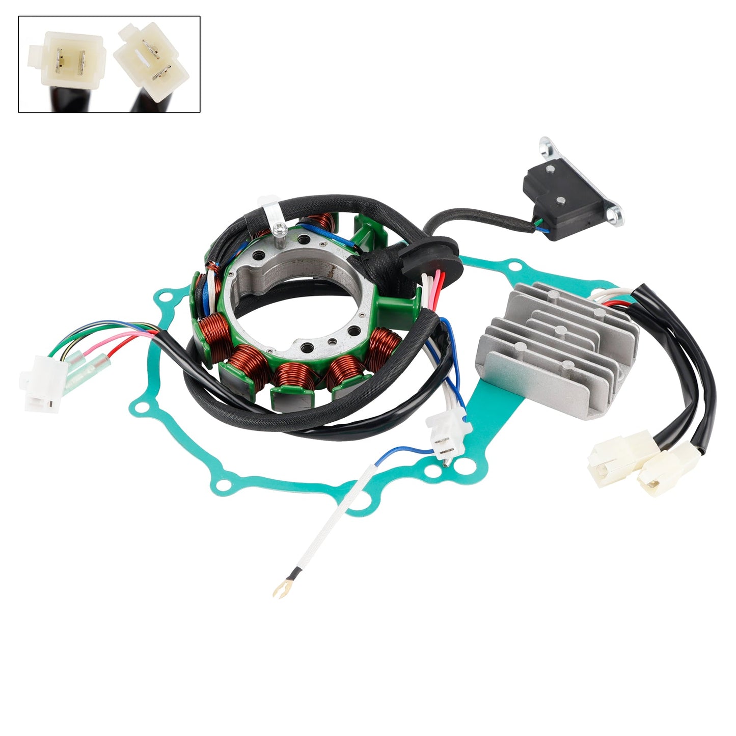 Yamaha XT600 N H 43F 1984-1986 Coil Stator 34L-81410-51+ Voltage Regulator 34L-81960-A0+ Gasket Assy 5Y1-15451-01