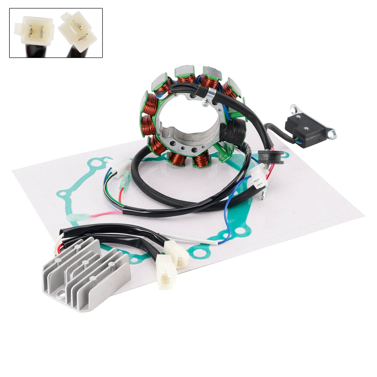 Yamaha XT600 N H 43F 1984-1986 Coil Stator 34L-81410-51+ Voltage Regulator 34L-81960-A0+ Gasket Assy 5Y1-15451-01