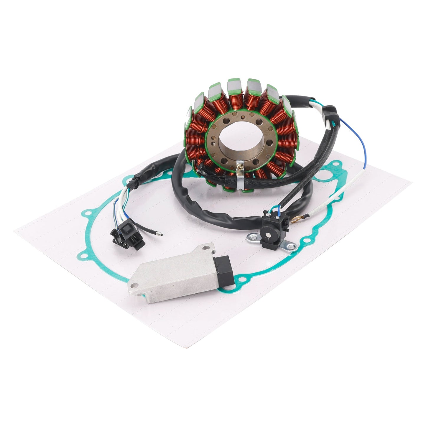 Yamaha SRX600 1991 Coil Stator 3SX-81410-00+ Voltage Regulator 47X-81960-A1+ Gasket Assy 4DW-15451-00