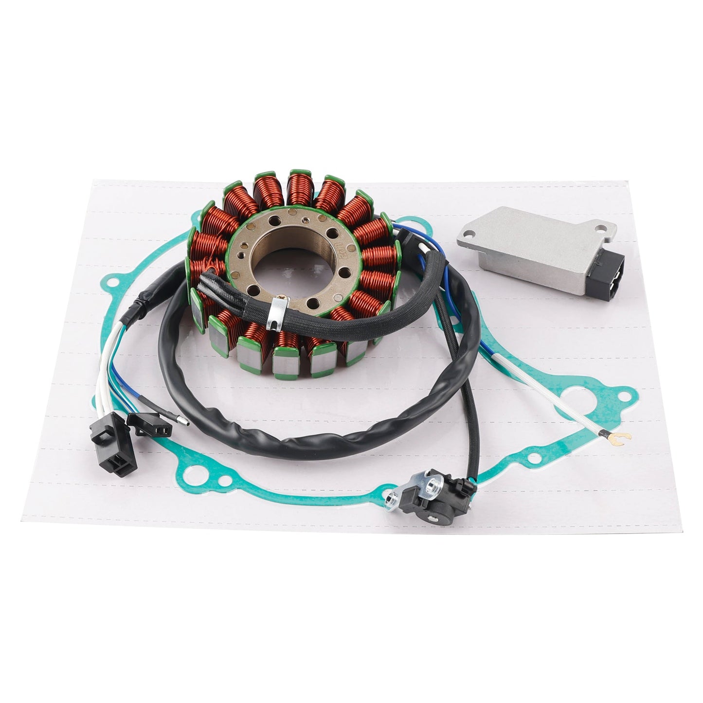 Yamaha SRX600 1991 Coil Stator 3SX-81410-00+ Voltage Regulator 47X-81960-A1+ Gasket Assy 4DW-15451-00