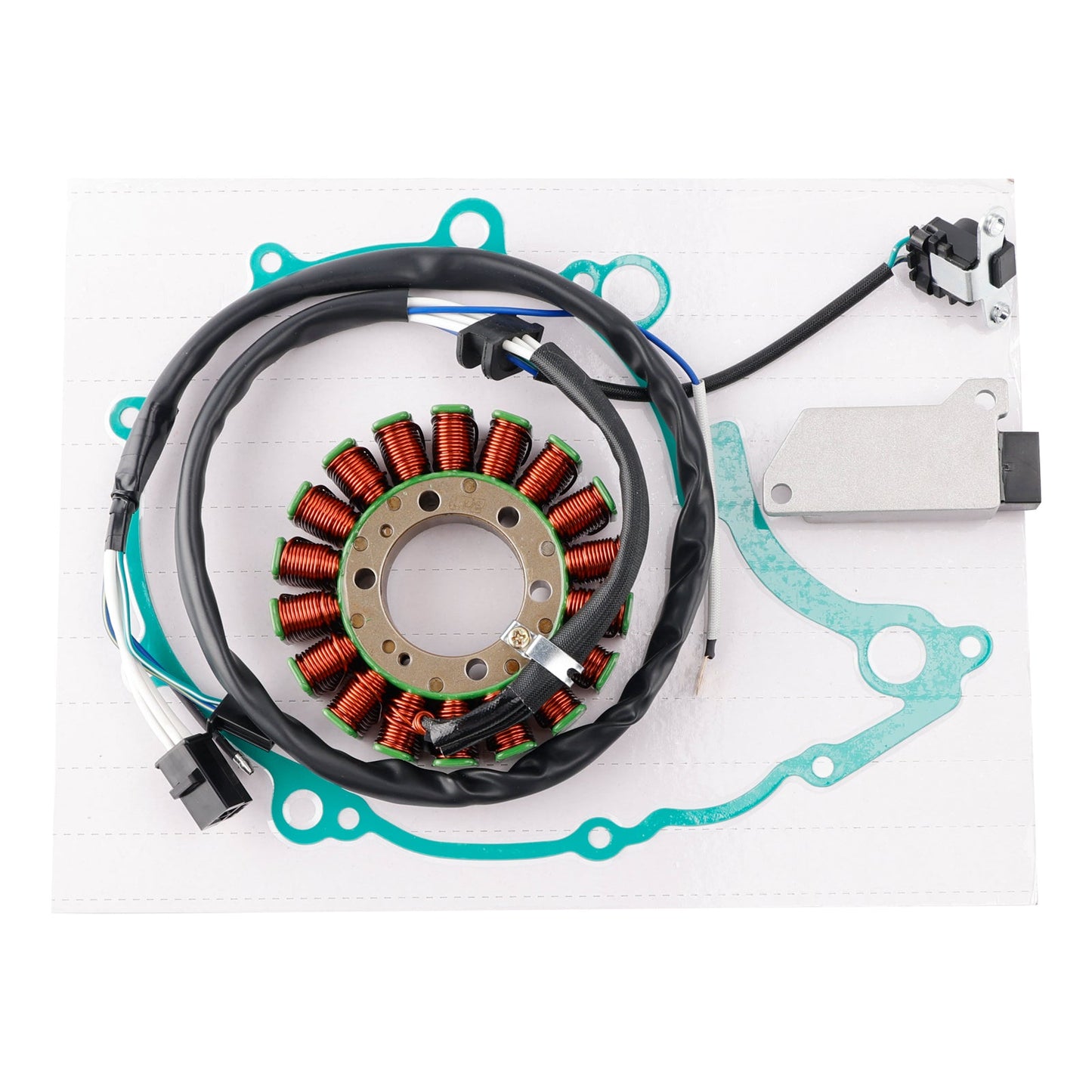 Yamaha SRX600 1991 Coil Stator 3SX-81410-00+ Voltage Regulator 47X-81960-A1+ Gasket Assy 4DW-15451-00