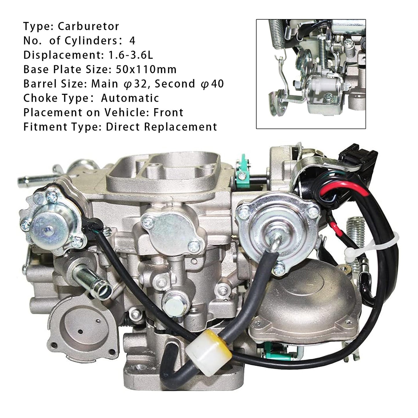 Carburateur automatique 21100-73430 pour Toyota 3Y Liteace 1992-2000