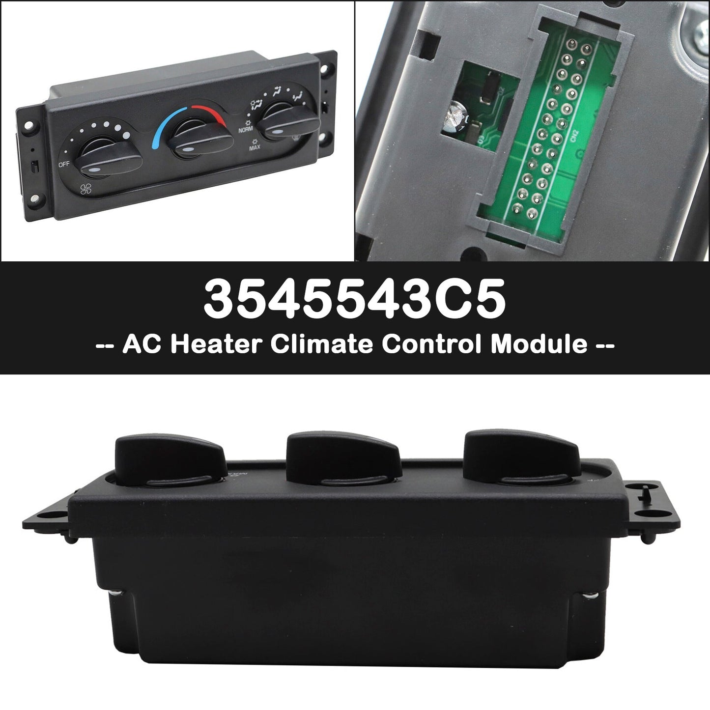 International 4200 4300 4400 3545543C5 3545543C6 AC Heater Climate Control Module