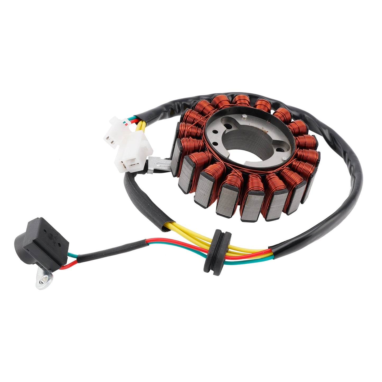 18-Pole 31120-SAB-0000 DAE-31120-SAB-0000 Magneto Generator Stator Fit for Daelim S3 125 S3 250 S3 FI 125 S300 SV250 EFI models