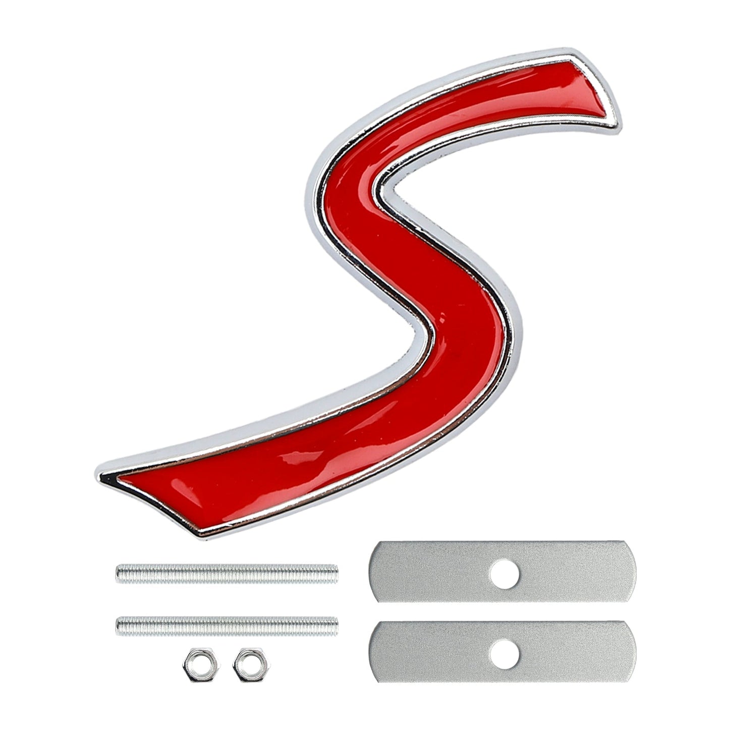 Badge autocollant n° 1 pour calandre avant MINI Cooper S