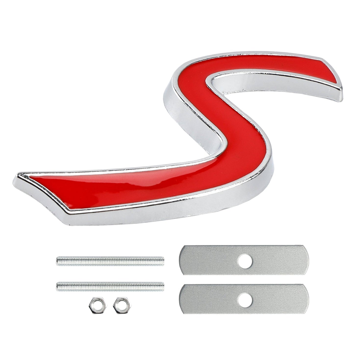 Badge autocollant n° 1 pour calandre avant MINI Cooper S