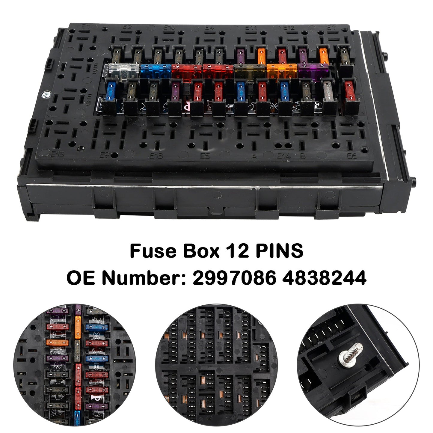 Iveco Daily II III Autobus Autocar 1989-2006 Fuse Box 2997086 4838244