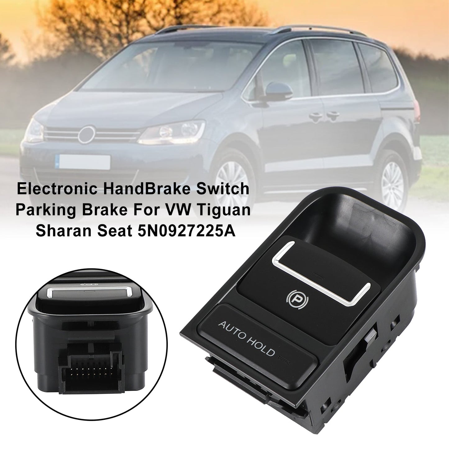 Interrupteur de frein à main électronique pour VW Tiguan, Sharan, Alhambra 5N0927225A