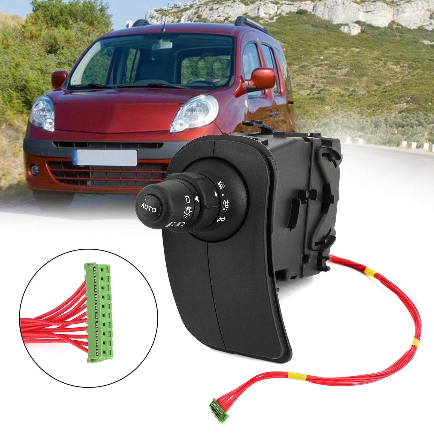 Interrupteur de phares clignotants pour Renault Clio Kangoo Modus 77010-57088