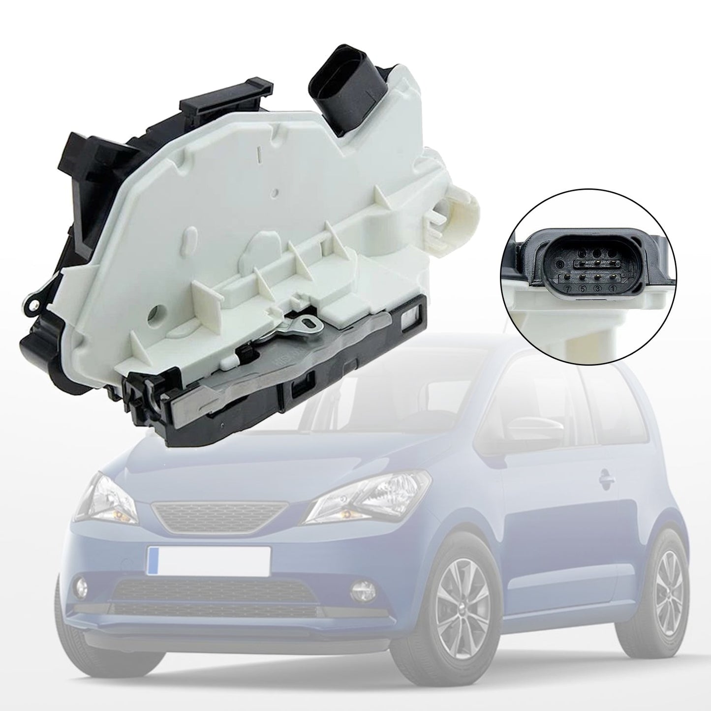 Actuador de cerradura de puerta delantera izquierda para Seat Mii, Skoda, Citigo y VW UP 1S1837015A