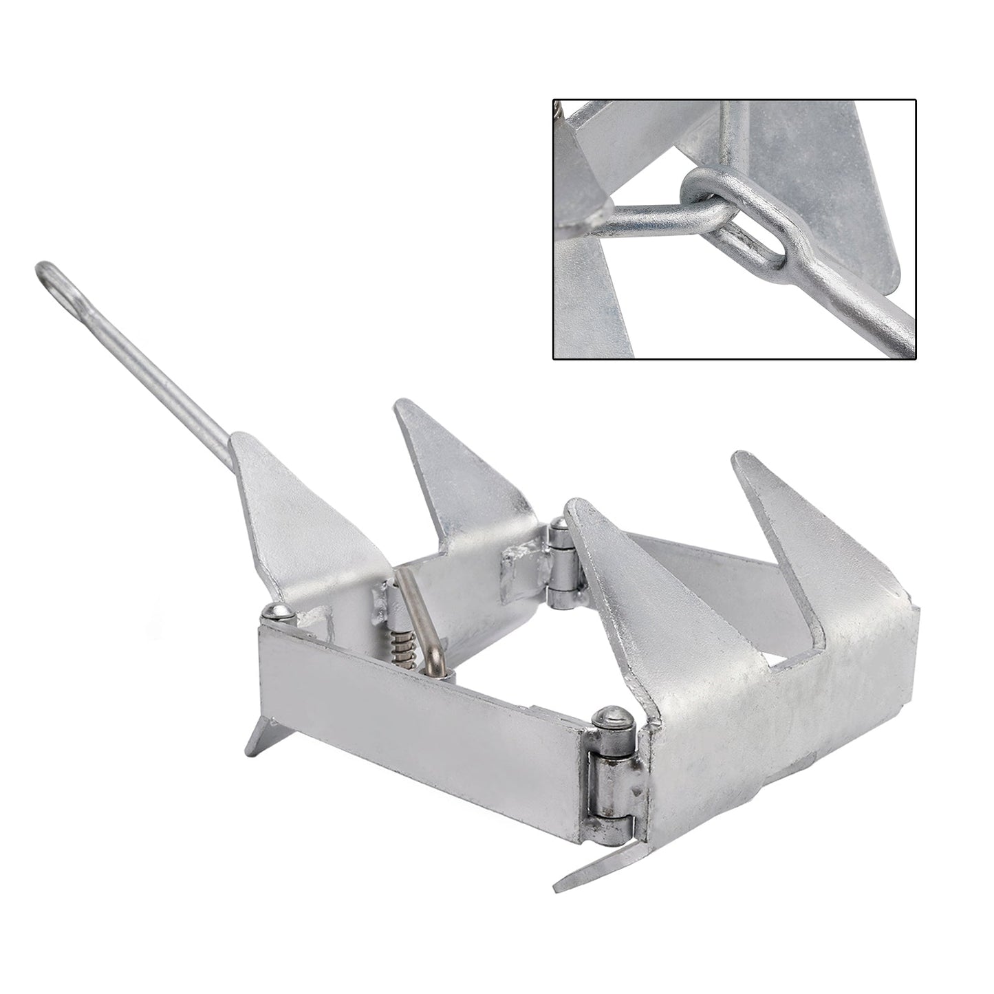 Foldable Boat Anchor 13 lbs Boat Slide Box Anchors Sliding Cube Anchor