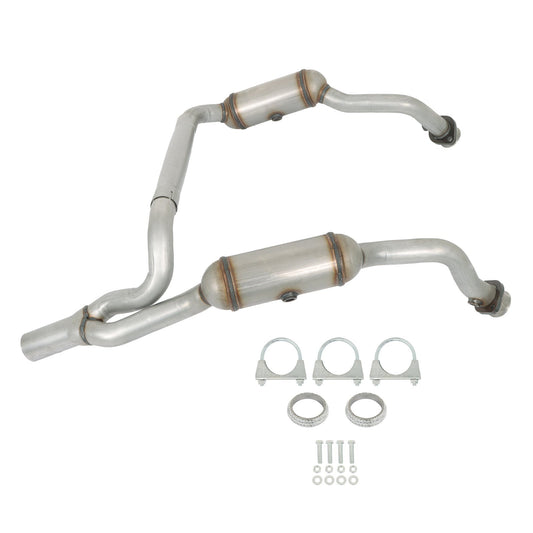 Jeep Wrangler 3.8L 2010-2011 Y Pipe Catalytic Converter Complete Set 50498