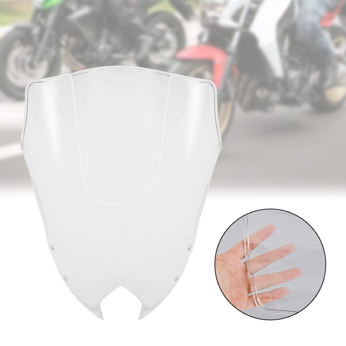 Pare-brise de moto ABS pour Yamaha FZ6R FZ-6R FZS600 2009-2015