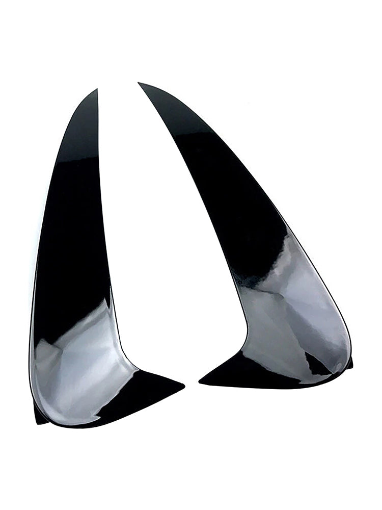 Mercedes Benz C-Class 4 Door Sedan With AMG Sport Bumper With Vent Only Gloss Black Rear Air Vent Cover