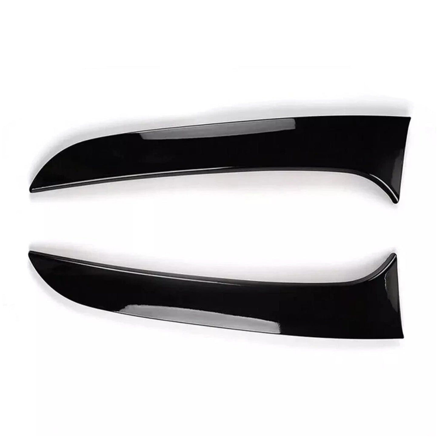 2011-2019 BMW 1 Series F20 F21 Gloss Black Pair Rear Window Side Wing Spoiler