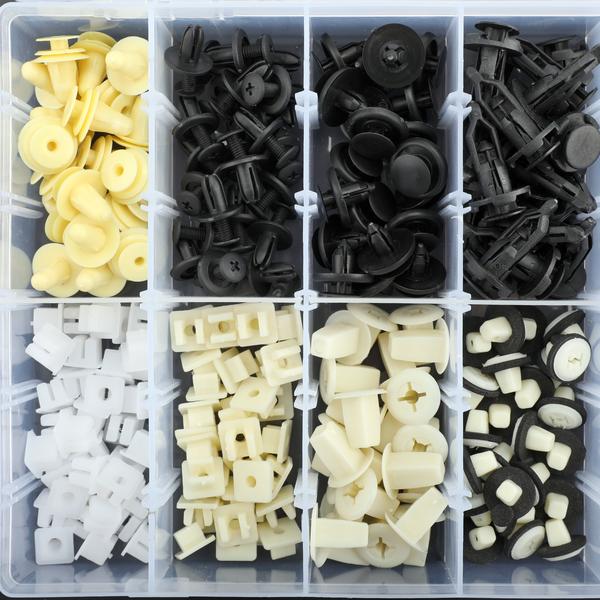 292PCS Fender Door Hood Bumper Trim Clips Body Retainer Assortment & Screwdriver