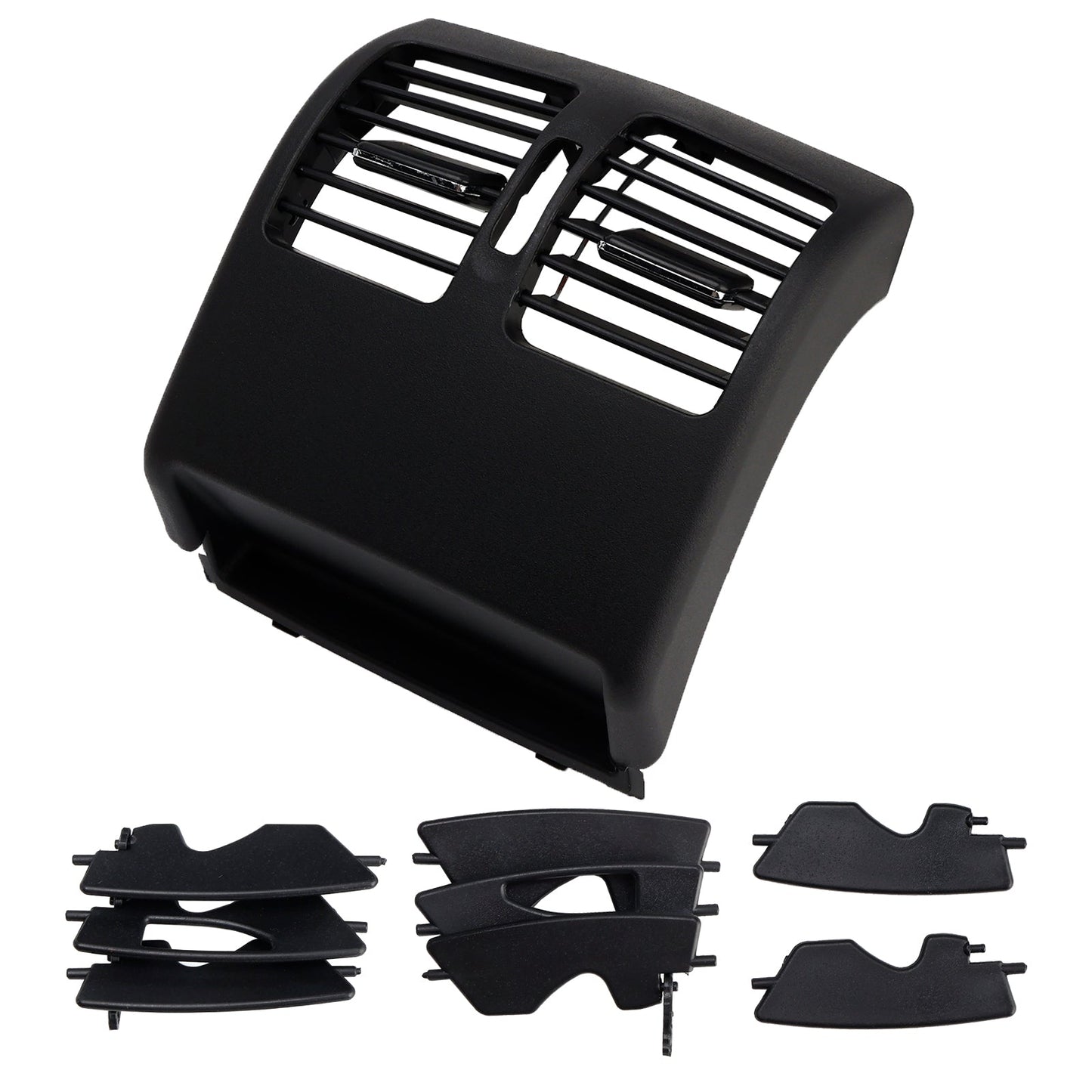 2007-2014 Benz C-Class W204 2048300354 Rear Center Console Air Vent AC Panel Cover Black