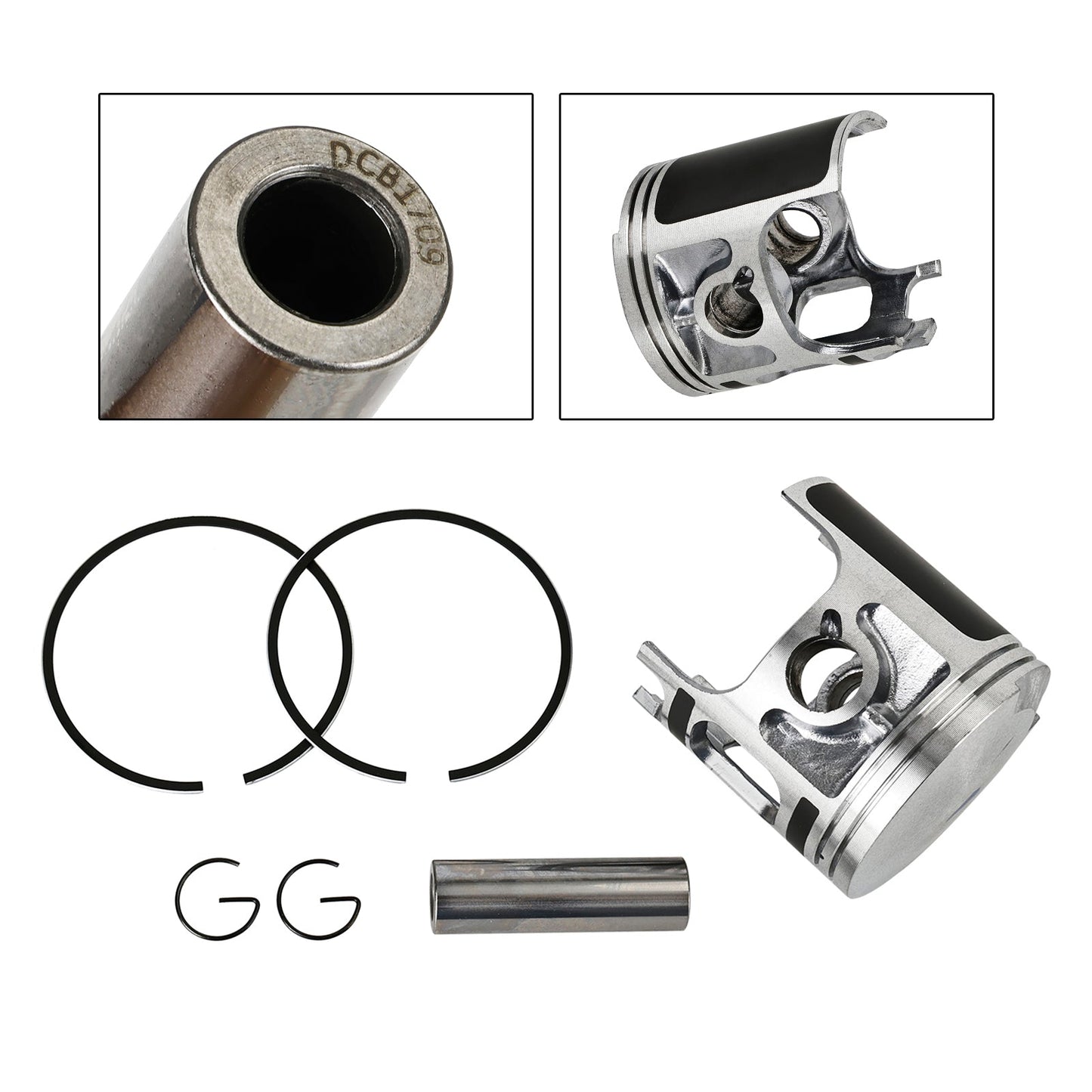 Juego de pistones y anillos para motor Pro-X de 66 mm, compatible con Yamaha Blaster 200 (1988-2006)