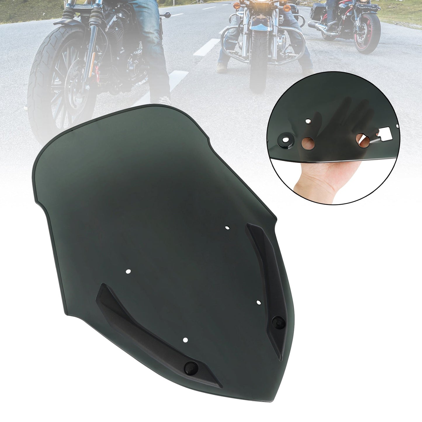 Pare-brise ABS pour moto Yamaha NMAX 155 2021-2023