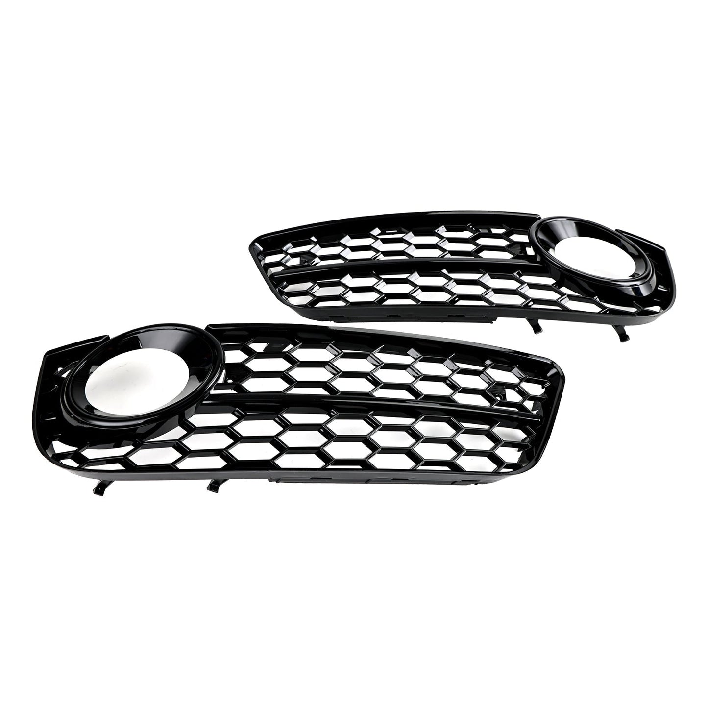 2007-2011 Audi A5 Standart Pair Honeycomb Front Fog Light Cover Grille 1522024