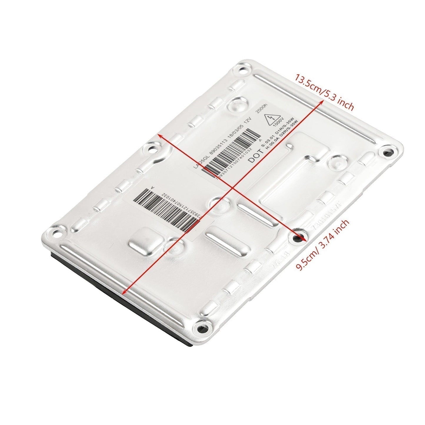 Module de commande de ballast de phare HID 4 broches 3D0907391B 7701207586 7701207587 pour Citroën C5 II (RC_) (2004/08-on)