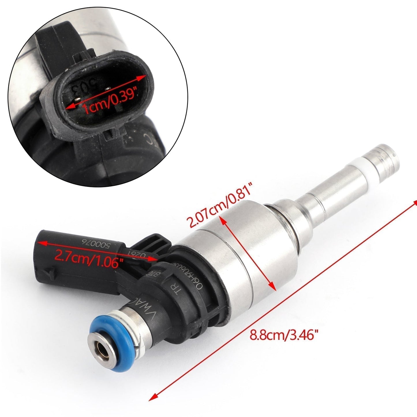2012-2013 VW Beetle 2.0L 4PCS Fuel Injectors 0261500076 06H906036G