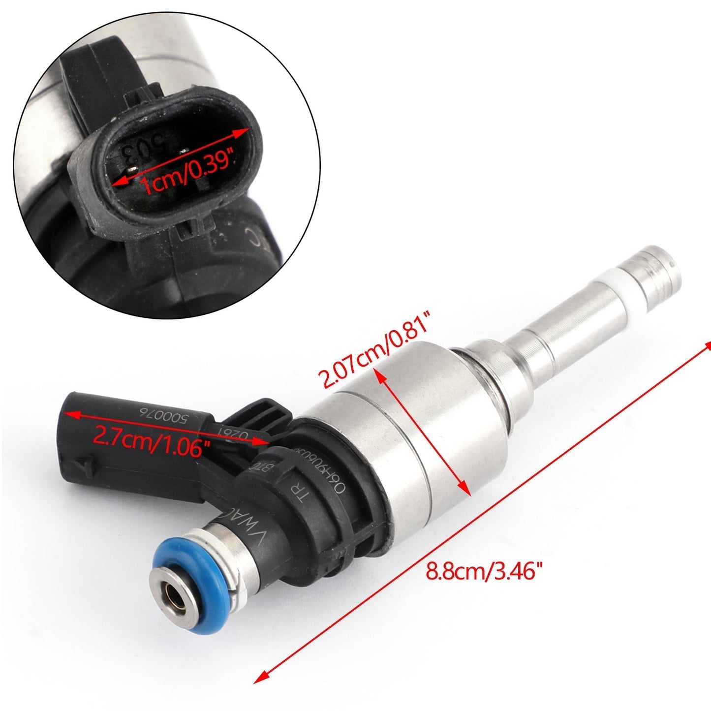 2008-2010 VW Passat 2.0L 4PCS Fuel Injectors 0261500076 06H906036G