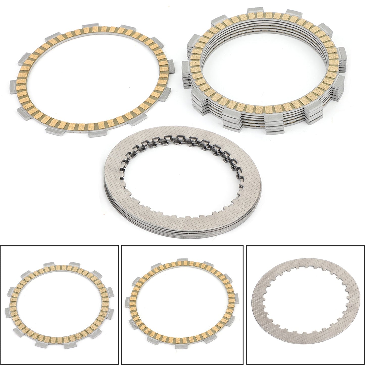 Kit de disques d'embrayage - Friction et disques en acier pour Suzuki VS600 GLS/GLT 1995-1997 VX800 1990-1996 VS750 Intruder 750 1985-1991