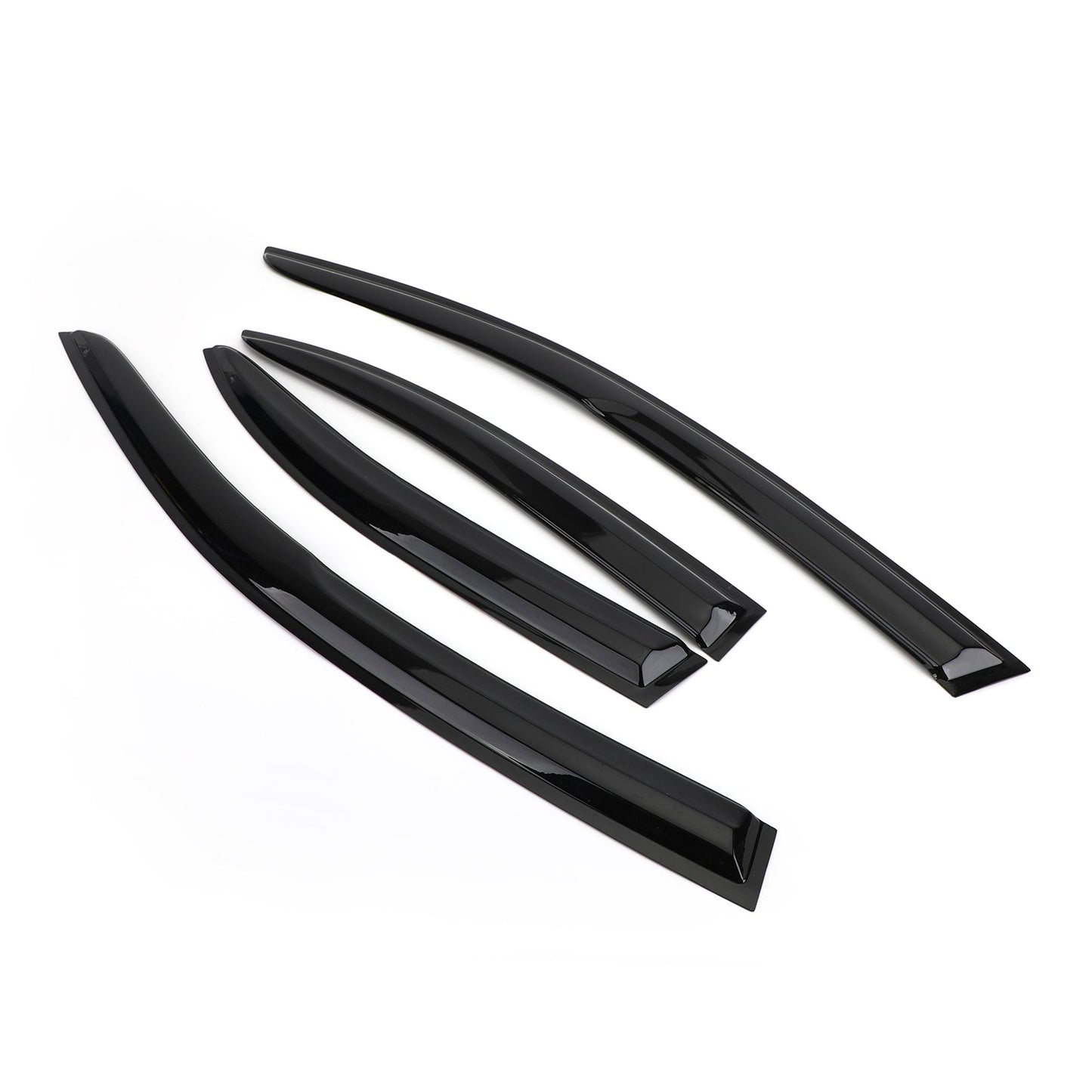 Kit de 6 pare-soleil et pare-pluie pour vitres de voiture, pour Mitsubishi Lancer 2008-2017