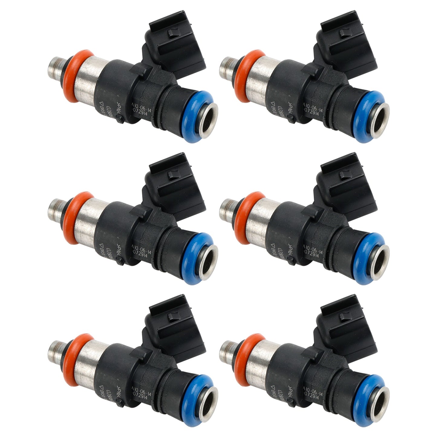 2013-2016 Lincoln MKS MKZ 3.7L 6PCS Fuel Injector 0280158191
