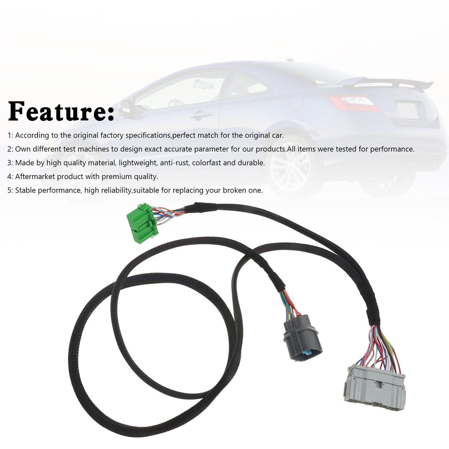 1996-1998 For Honda Civic Si D Series Chassis Specific Adapter Harness Wire Harness B Series EK