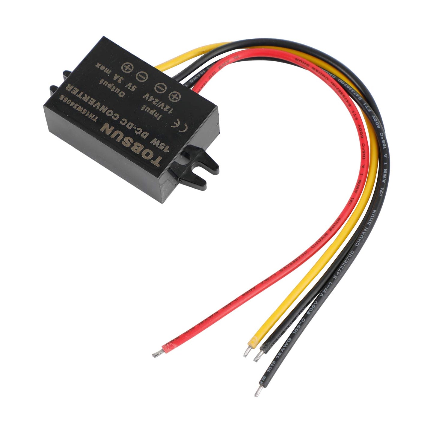 Better Waterproof DC-DC Converter 12V Step Down to 5V Car Power Supply Module 3A