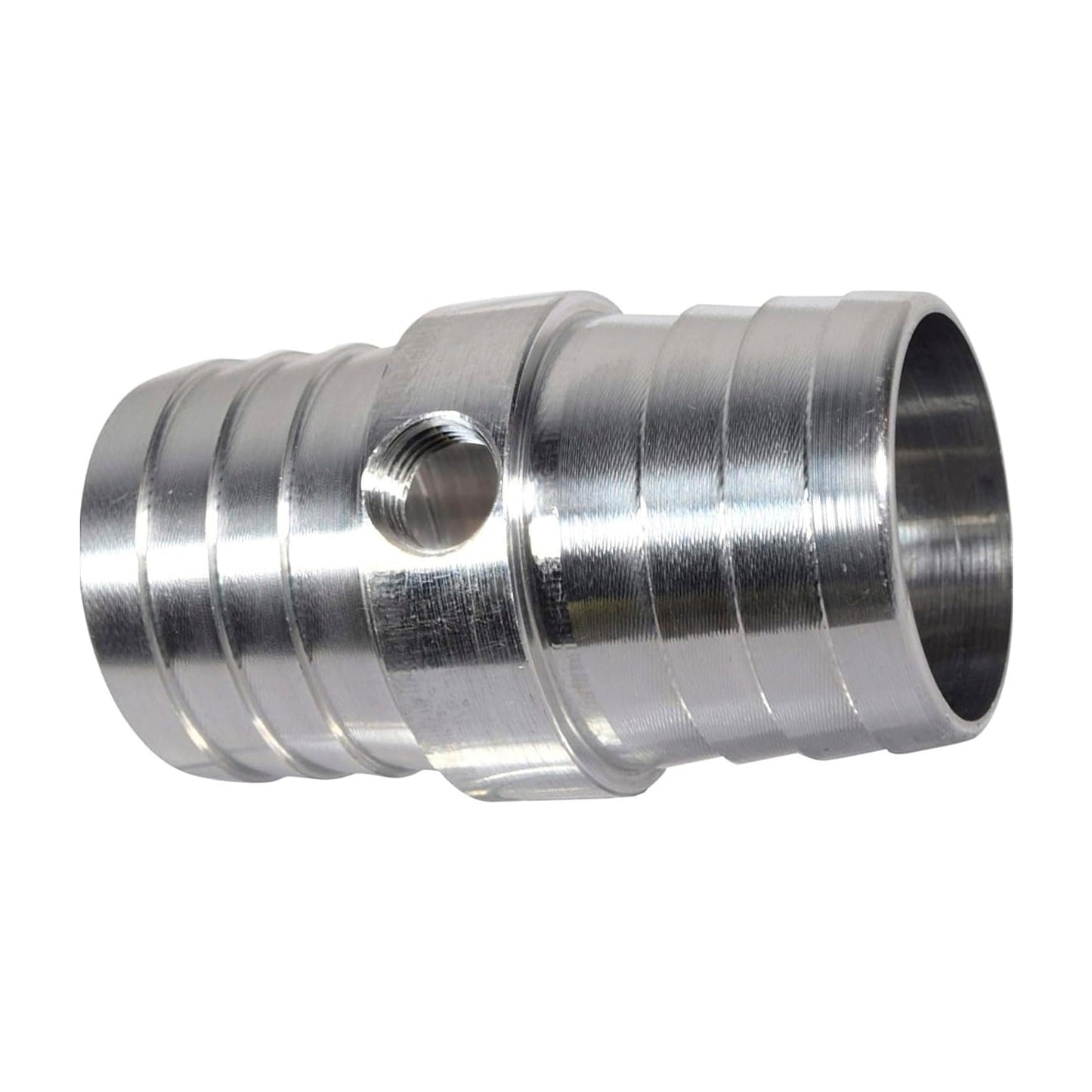 Raccord cannelé pour tuyau de radiateur avec port NPT 1/8" et adaptateur pour tube vapeur 1-1/4" AN627-20X125