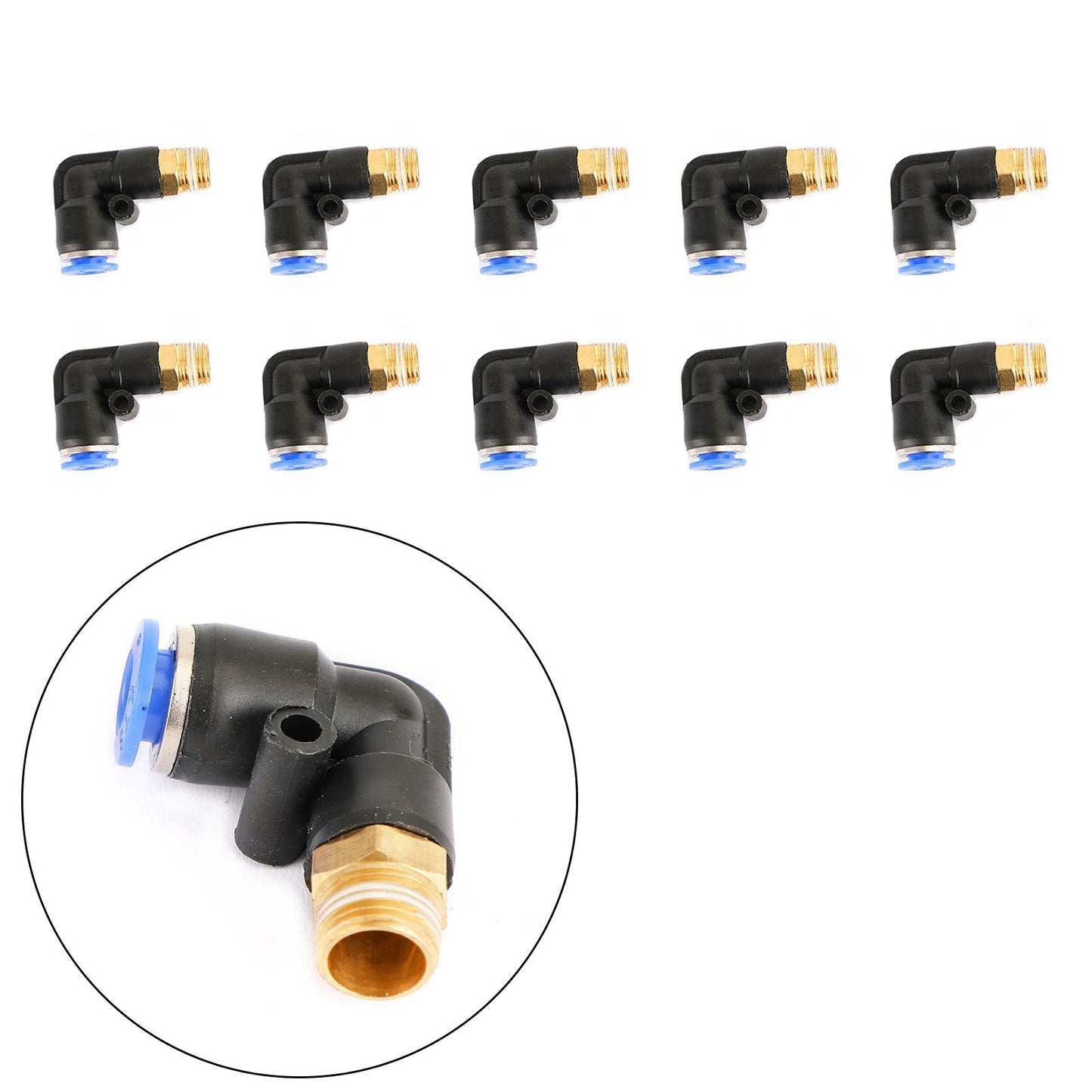 1 mini bouton-poussoir SPST momentané N/O, interrupteur marche-arrêt 10 mm, noir, pour voiture, forme « L »